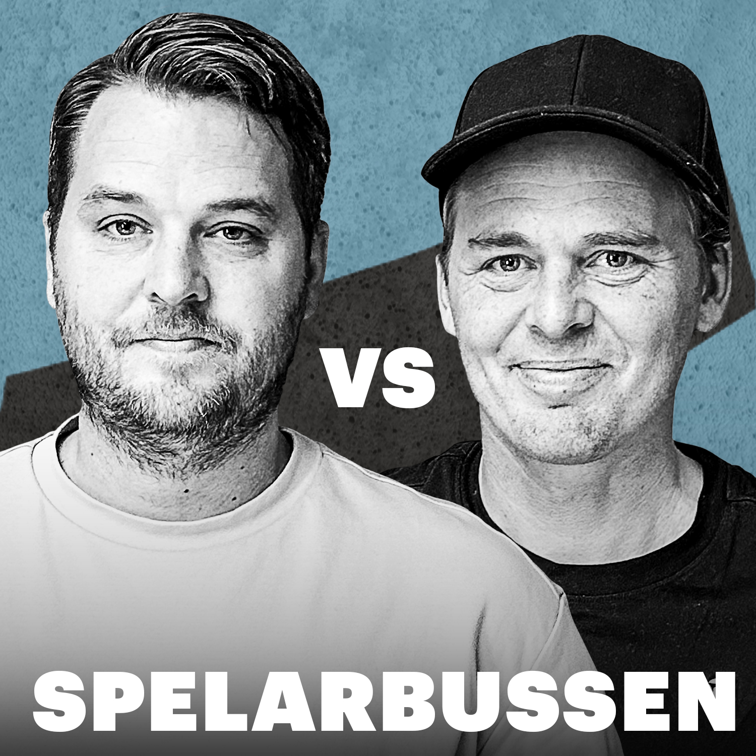 Andreas Holmberg och Fredrik Holmberg tävlar i Offsides quizpodd Spelarbussen