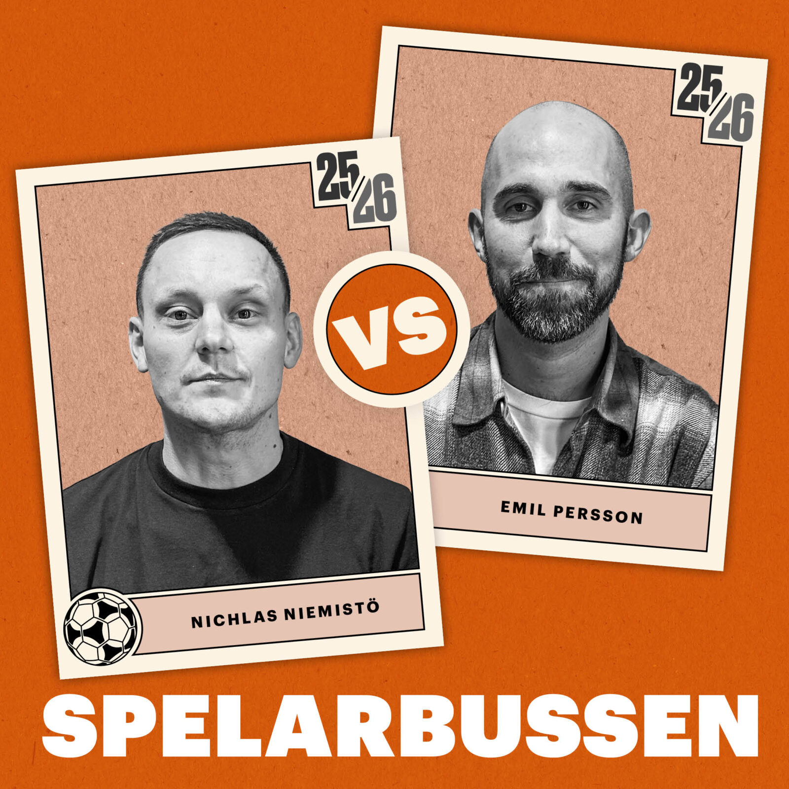 Emil Persson från Fördomspodden möter Nichlas Niemistö i Offsides fotbollsquiz